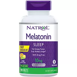 Advanced Melatonin – Fast Dissolve – Strawberry – 3 MG (90 Tablets), vitamin pills